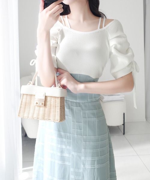 mily bilet パーティードレス ワンピース 夏 半袖 「mily bilet」1枚で