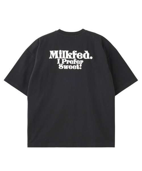 MILKFED.（ミルクフェド） tシャツ 半袖 I PREFER SWEET WIDE S/S TEE