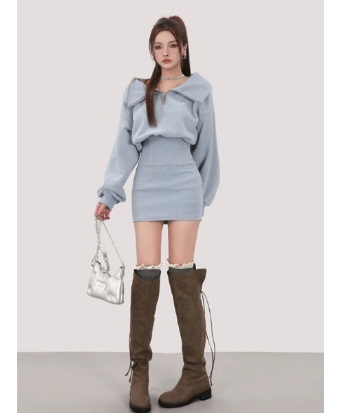 DALLA ワンピース zip curler one-piece : ZOZOTOWN Yahoo!店
