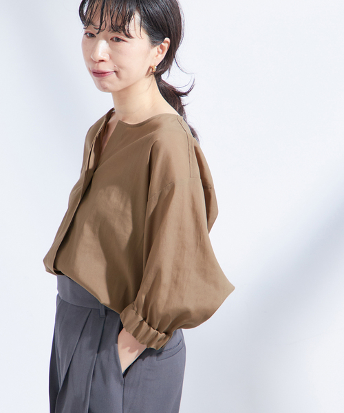 JOURNAL STANDARD L'ESSAGE オーガンジーブラウス シャツ オーガンジーレースシャツ（シャツ／ブラウス）｜JOURNAL
