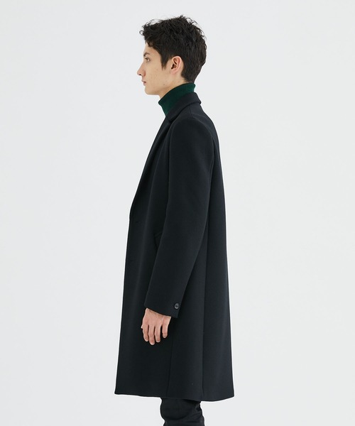 CITY / チェスターコート/1/ウール/BLK/無地/122651036// CITY（シティ） チェスターコート 1 ブラック メンズ : ZOZOTOWN Yahoo