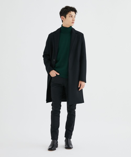 CITY（シティ） チェスターコート 1 ブラック メンズ : ZOZOTOWN Yahoo