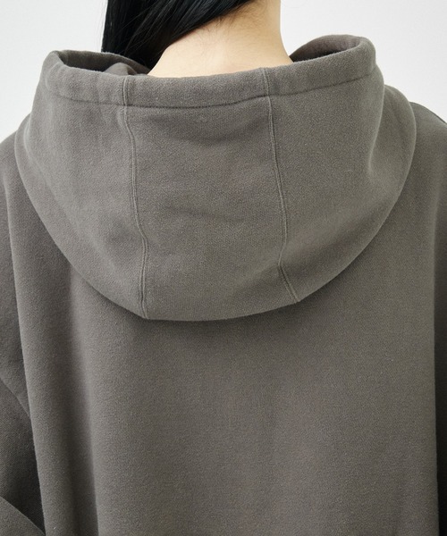 ベイシックス BASICKS ベロアフーディ パーカー ショート丈 M グレー BASICKS/ベーシックス】Fade Hoodie/フーディー（パーカー）｜BASICKS