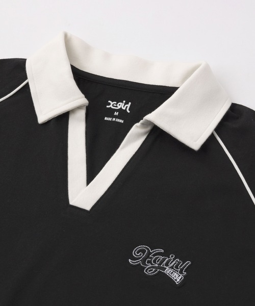 X-girl ワンピース OLD CURSIVE LOGO TEE DRESS : ZOZOTOWN