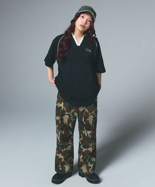 X-girl ワンピース OLD CURSIVE LOGO TEE DRESS : ZOZOTOWN