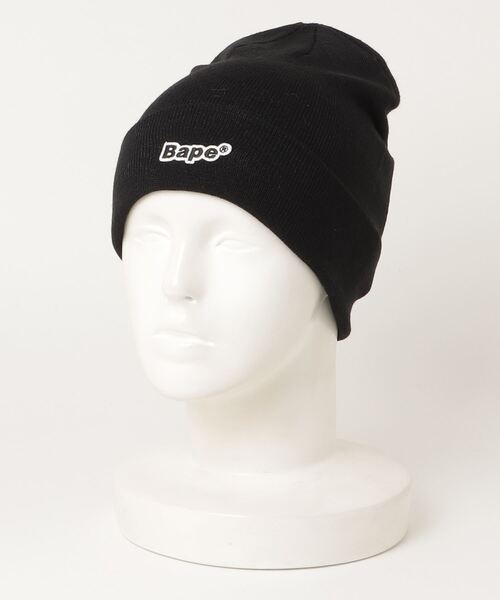 A BATHING APE（アベイシングエイプ） ニットキャップ FREE ブラック
