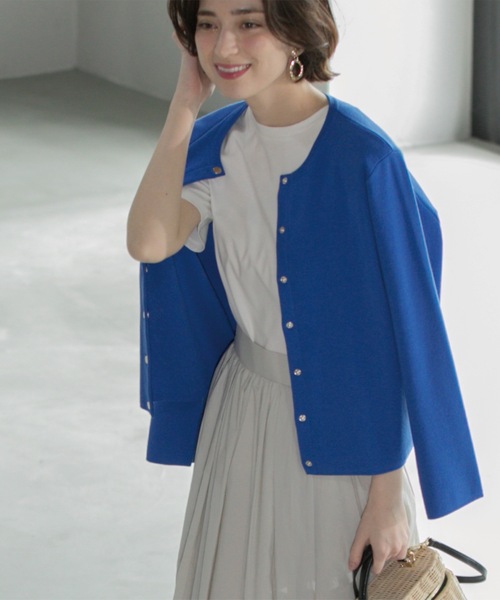 のりたま　KP新品・未使用ノーカラーシャツ&スナップカーディガン jepqe-mcw586.jpg