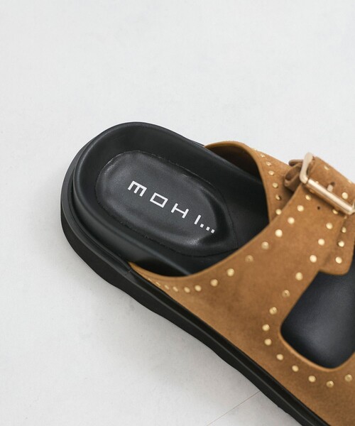 サンダル 「MOHI(モヒ)」スタッズサンダル/スエード レディース mohi