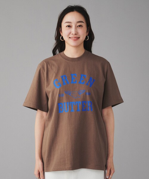 UNTITLED tシャツ 「GREEN BUTTER」Butter Wing Tee レディース