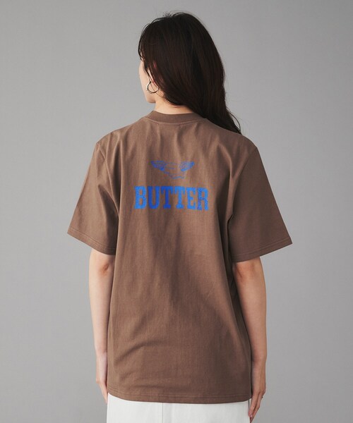 UNTITLED tシャツ 「GREEN BUTTER」Butter Wing Tee レディース