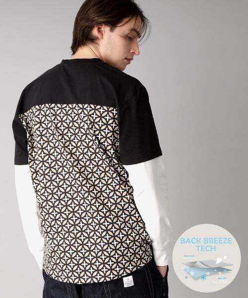 トップス CEaRET Back Volume Layered Shirt DRESSTERIOR（ドレステリア） uvカット tシャツ 「接触冷感/UVカット