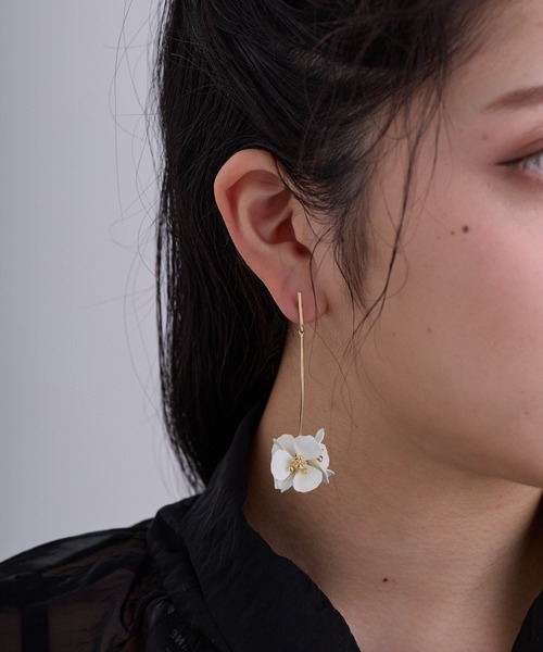 CALIN STANDARD アレルギー対応 ピアス 金属アレルギー対応「ecru