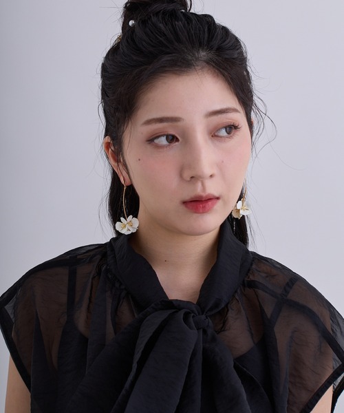CALIN STANDARD アレルギー対応 ピアス 金属アレルギー対応「ecru