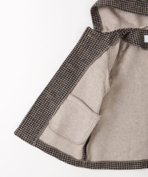 「こども ビームス」 「KIDS」ノーカラージャケット 120 ブラウン系その他 キッズ_画像3