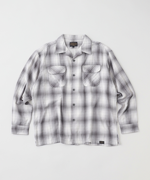 Pendleton シャツ PENDLETON/ペンドルトン】Open Collar Shirt/ボードシャツ