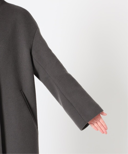 IENA（イエナ） ノーカラーコート 38 ベージュ レディース : ZOZOTOWN