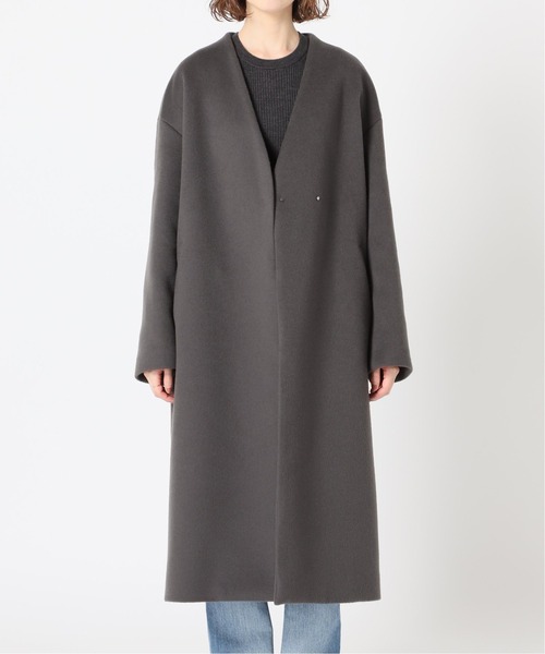 IENA（イエナ） ノーカラーコート 38 ベージュ レディース : ZOZOTOWN