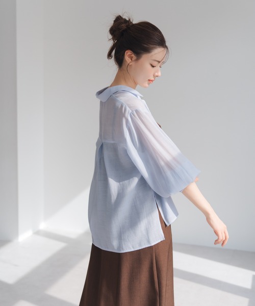 MISCH MASCH（ミッシュマッシュ） ブラウス シャツ ZOZO限定 シアー