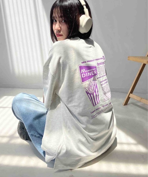 AS KNOW AS（アズノゥアズ） tシャツ 半袖 ○ワンポイント刺繍 おばけ