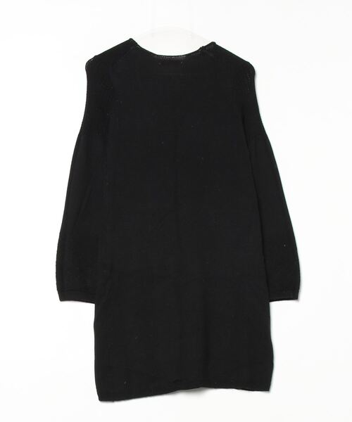 「BACCA」 ニットワンピース 38 ブラック レディース_画像2