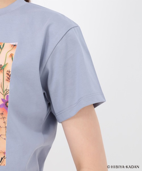 【新作】Free People 花柄ヘンプTシャツ カジュアル 春トレンド 新作】Free People 花柄ヘンプTシャツ カジュアル 春トレンド