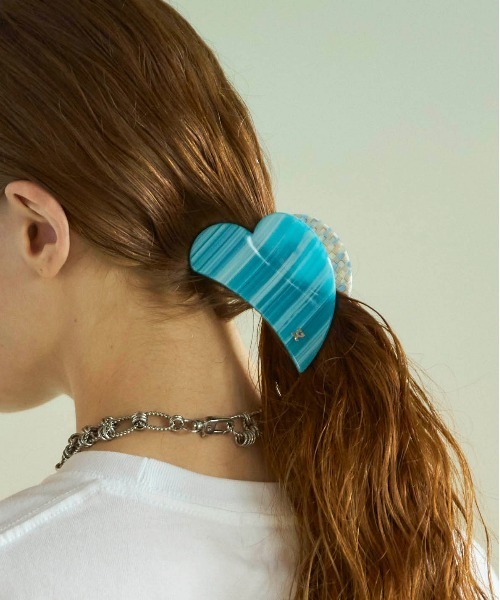 カラフルハートデザインヘアクリップ sparkle heart clip～ｽﾊﾟｰｸﾙﾊｰﾄｸﾘｯﾌﾟ | flower／フラワー公式通販