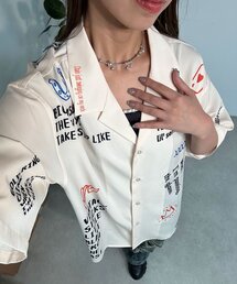 ブラウス シャツ ハンドクラフトショートスリーブシャツ レディース メンズ｜ZOZOTOWN Yahoo!店