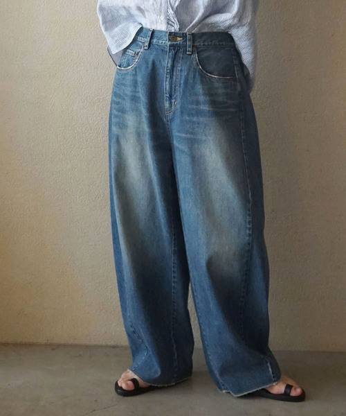 journal standard luxe 11ozデニム ワークバギーパンツ
