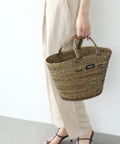 Jines かごバッグ カゴバッグ ミックスバスケットトートBAG