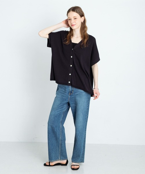 Sonny Label / サニーレーベル 『接触冷感』クールミストフレンチニットカーディガン Sonny Label｜『接触冷感』クールミストフレンチニット