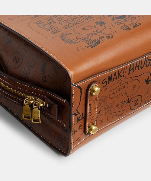 PEANUTS ショルダーバッグ バッグ 「COACH X PEANUTS」ローグ
