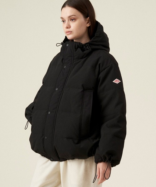 美品　ダントン　ダウンコート　ダウンジャケット　レディース　ブルータグ　M Danton（ダントン） ダウンジャケット M ブルー レディース : ZOZOTOWN