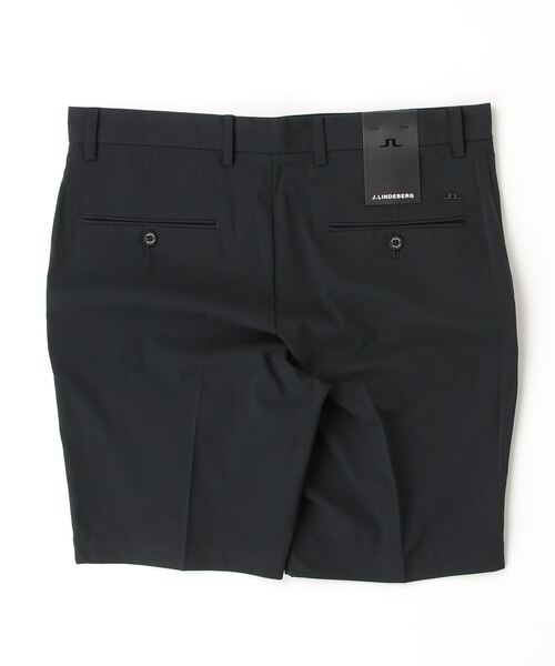 J.LINDEBERG ブラック ゴルフショーツ J.LINDEBERG パンツ 「J.LINDEBERG/GOLF」ショートパンツ メンズ