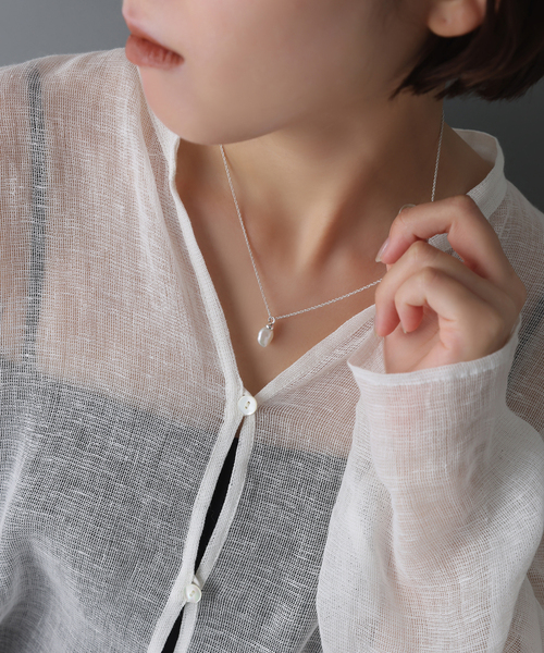 Lilas ネックレス 「WEB限定」「SAMH by LILAS」 ケシパールネックレス 