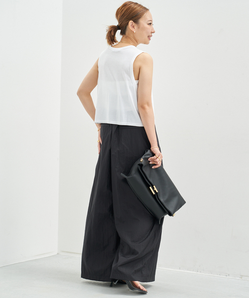 Deuxieme Classe 【CELERI/セルリ】ショートパンツ　ホワイト CELERI/セルリ】 WIDE PANTS（その他パンツ）｜Deuxieme Classe