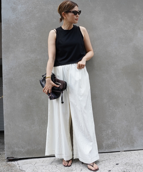 Deuxieme Classe 【CELERI/セルリ】ショートパンツ　ホワイト CELERI/セルリ】 WIDE PANTS（その他パンツ）｜Deuxieme Classe