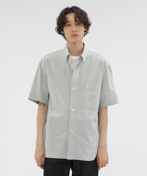 MARGARET HOWELL　シャツ　コットン100%　メンズ　M MARGARET HOWELL シャツ GRAPHIC COTTON STRIPE メンズ