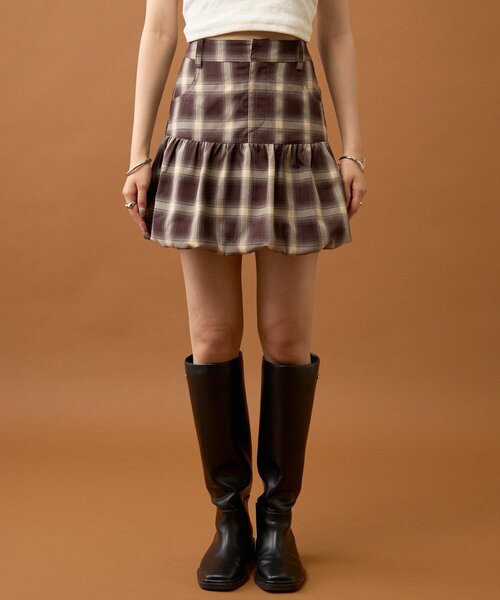 mystic（ミスティック） スカート 切り替えバルーンスカート