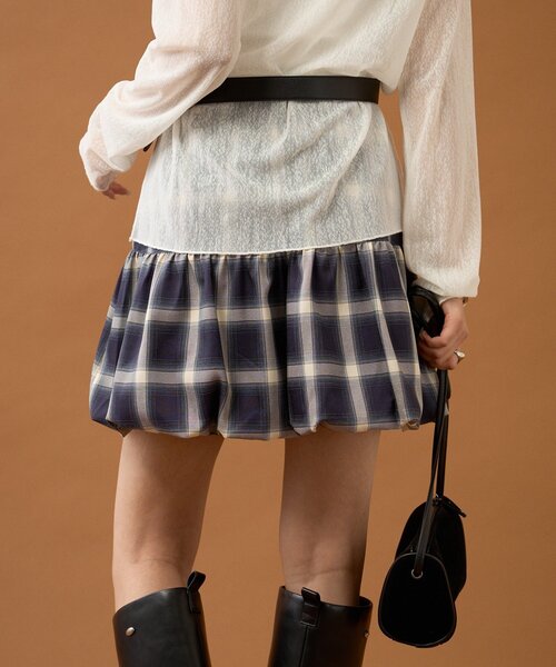 mystic スカート 切り替えバルーンスカート : ZOZOTOWN Yahoo!店