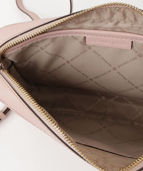 【1回のみ使用】MICHAEL KORS ピンク ショルダーバッグ Michael Kors マイケルコース ロゴ ショルダーバッグ PVC