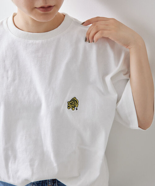 「ear PAPILLONNER」 半袖Tシャツ FREE ホワイト レディース
