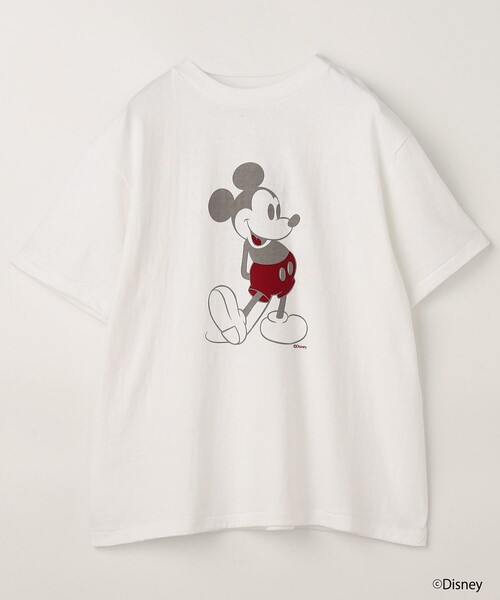 アメリカーナ MICANA Tシャツ ホワイト AMERICANA tシャツ Americana/アメリカーナ Mickey / ミッキー