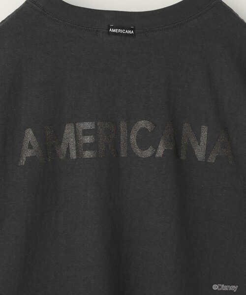Ameriアメリヴィンテージ　コットンミッキープリントベーシックTシャツ★グレー Ameri VINTAGEアメリヴィンテージ ミッキープリントTシャツ