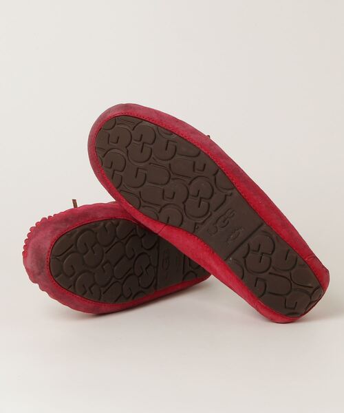 [UGG] мокасины обувь 25cm красный женский 