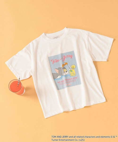 GLOBAL WORK（グローバルワーク） tシャツ ヘビロッTEE/TOM and JERRY