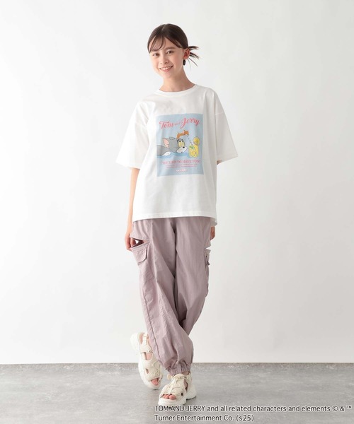 【ちびよた】 GLOBAL WORK tシャツ ヘビロッTEE/TOM and JERRY/576597 キッズ