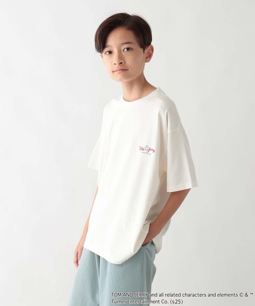 GLOBAL WORK tシャツ ヘビロッTEE/TOM and JERRY/576597 キッズ