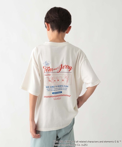 GLOBAL WORK（グローバルワーク） tシャツ ヘビロッTEE/TOM and JERRY