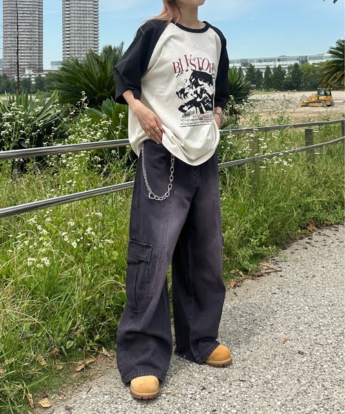 「sedacle」 半袖Tシャツ MEDIUM ブラック メンズ