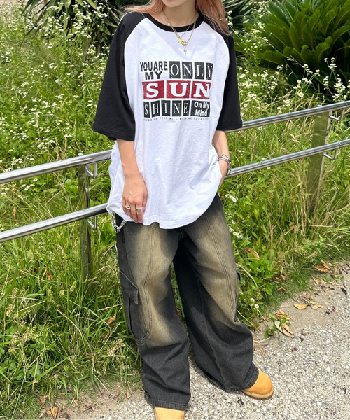「sedacle」 半袖Tシャツ MEDIUM ブラック メンズ